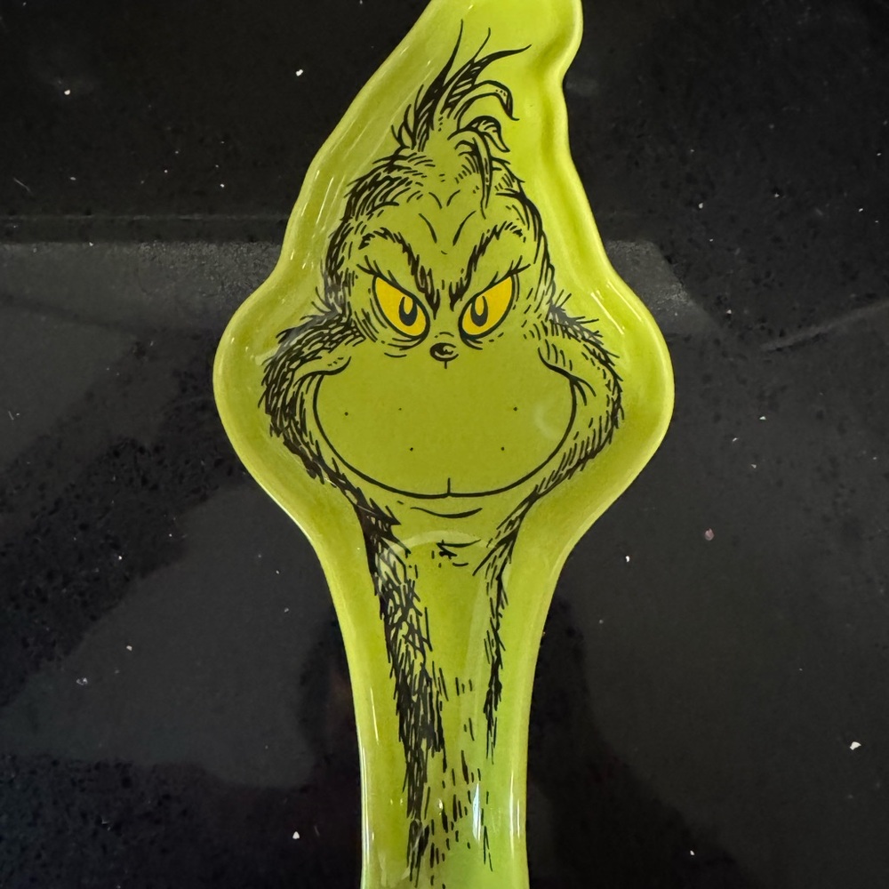 Dr. Seuss Green Grinch Holiday Dish